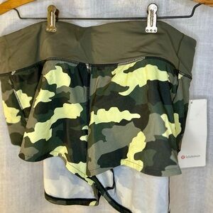 Lululemon speed up 2.5” Camo size 10 NWT
